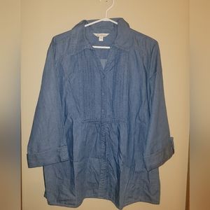 Tradition Denim Like Blouse